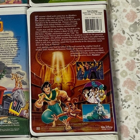 6 Disney VHS Tapes PLUS CHOICE of 1 More - Used - Picture 9 of 11